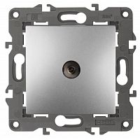 Розетка TV Оконечная без рамки Эра Elegance 1-м. алюминий картинка